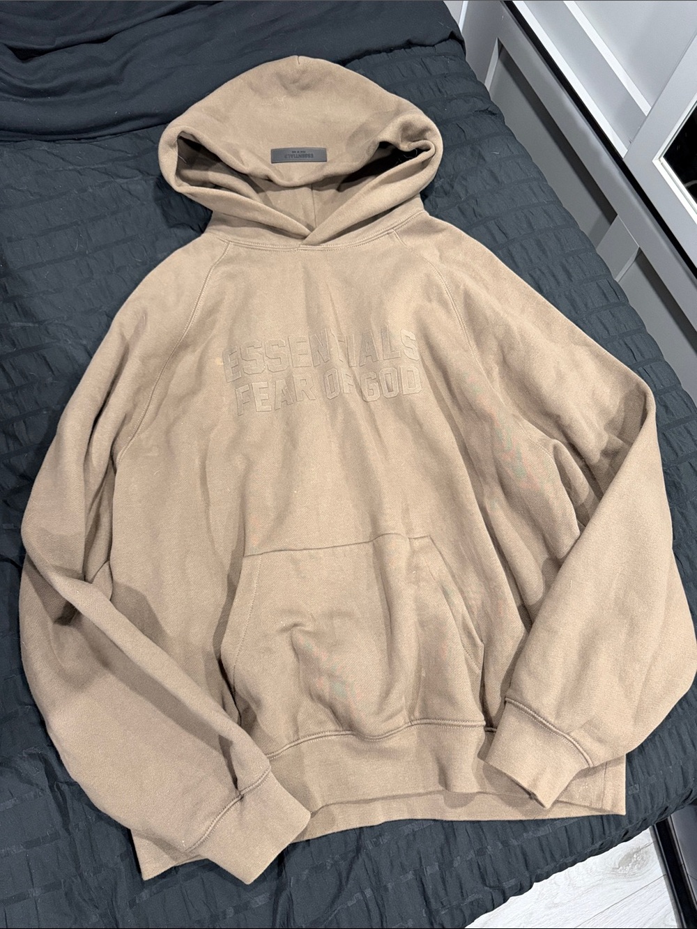 Fear of God Essentials Hoodie Wood